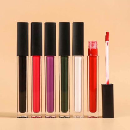 6 Colors Green Black Liquid Matte lipstick Long-lasting Face Paint OEM ODM