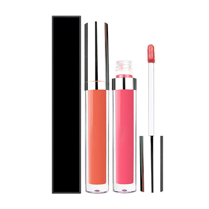 49 Color Nude Lip Gloss High Pigmented Waterproof Lip Glaze Vegan Silver Tube