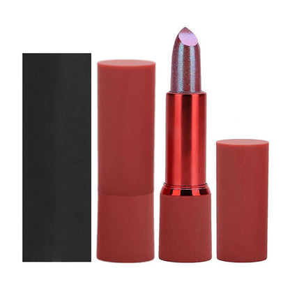 4 color chameleon lipstick matte glitter lip waterproof non-stick no logo
