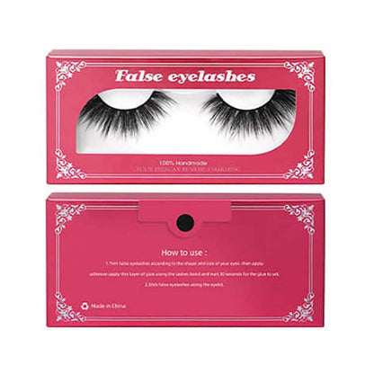 Mink eyelashes silk eyelash 3d lash handmade extension curl natural