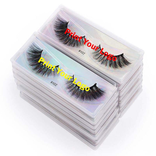 3D mink lashes false eyelash thick natural curling lash long wear