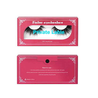 Mink eyelashes silk eyelash 3d lash handmade extension curl natural
