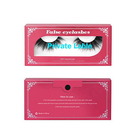 Mink eyelashes silk eyelash 3d lash handmade extension curl natural