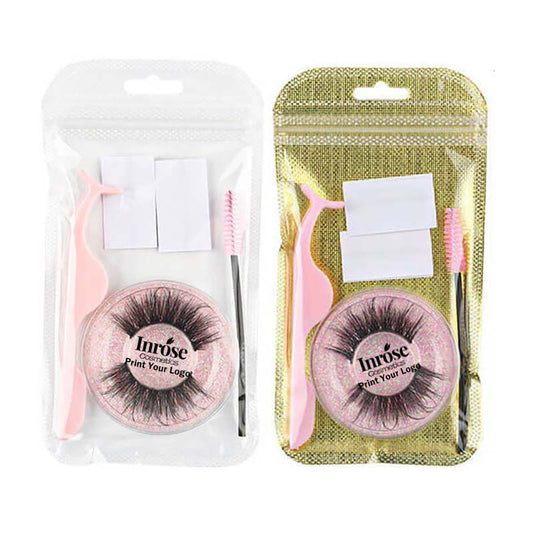 Self-adhesive false eyelashes reusable eyelash set glue-free thick lash