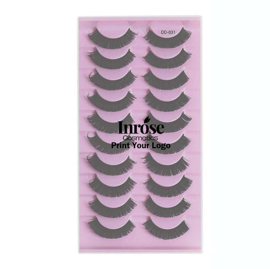 10 pairs false eyelashes mink eyelash fake lash large volume graft-free