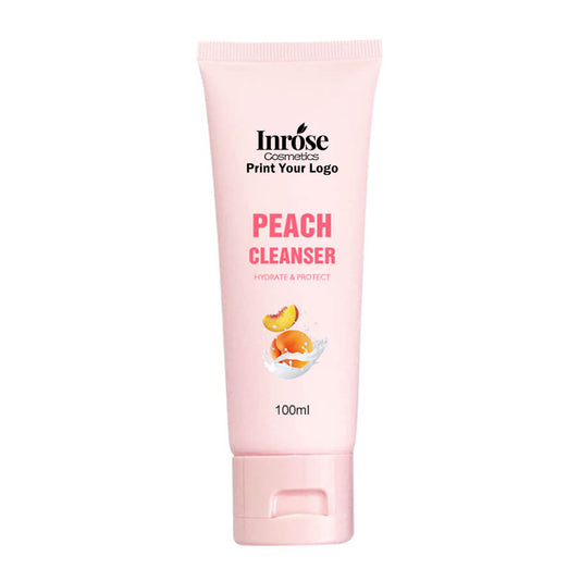 Nettoyant à la pêche, nettoyant en profondeur, hydratant, nourrissant, non testé sur les animaux, 100 ml