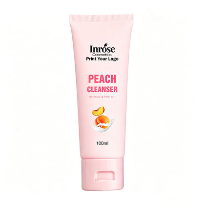 Peach Cleanser Deep Cleansing Fruit Hydrating Moisturizing Cruelty Free 100ml