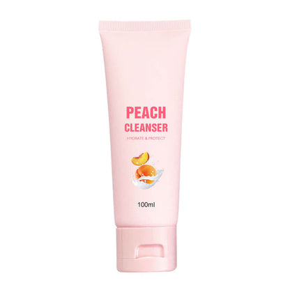 Nettoyant à la pêche, nettoyant en profondeur, hydratant, nourrissant, non testé sur les animaux, 100 ml