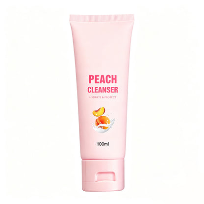 Peach Cleanser Deep Cleansing Fruit Hydrating Moisturizing Cruelty Free 100ml