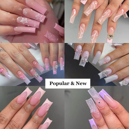 Press on nail collection manicure nail patch fake nail 24pcs
