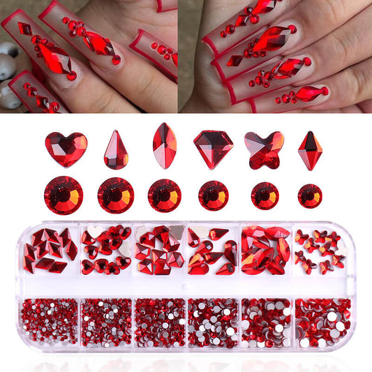 3D DIY nails accessories art rhinestones nail decorations gems