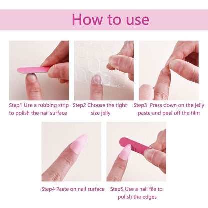 Press On Nails Green Deep Forest Mushrooms Detachable Nails Manicure Patch