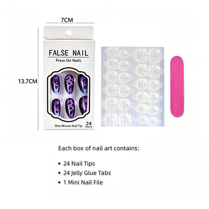 Manicures Star Moon Nail Stickers Long Style Nail Sheets Wearable Nail Patches