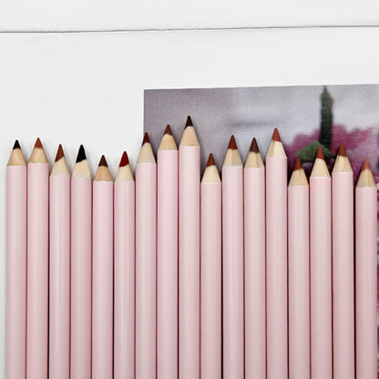 26 Color Pink Lip Liner Matte Cream Nude High Pigmented Lip Pencil