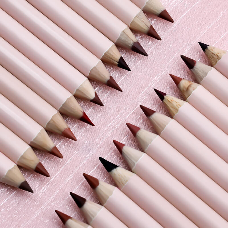 26 Color Pink Lip Liner Matte Cream Nude High Pigmented Lip Pencil