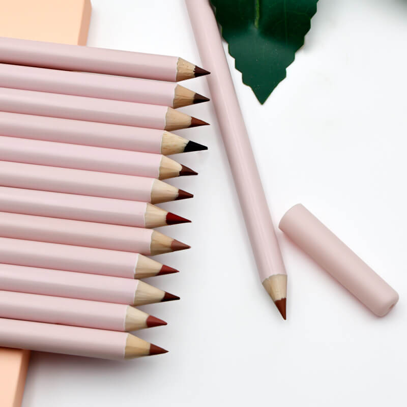 26 Color Pink Lip Liner Matte Cream Nude High Pigmented Lip Pencil