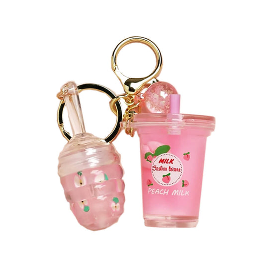 4 color lip oil lip gloss moisturing honey keychain