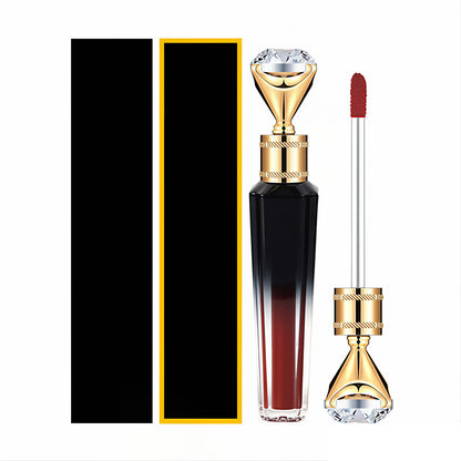 55 Color Matte Liquid Lipstick Non-Stick Natural Long Wear Gradient Gold Tube
