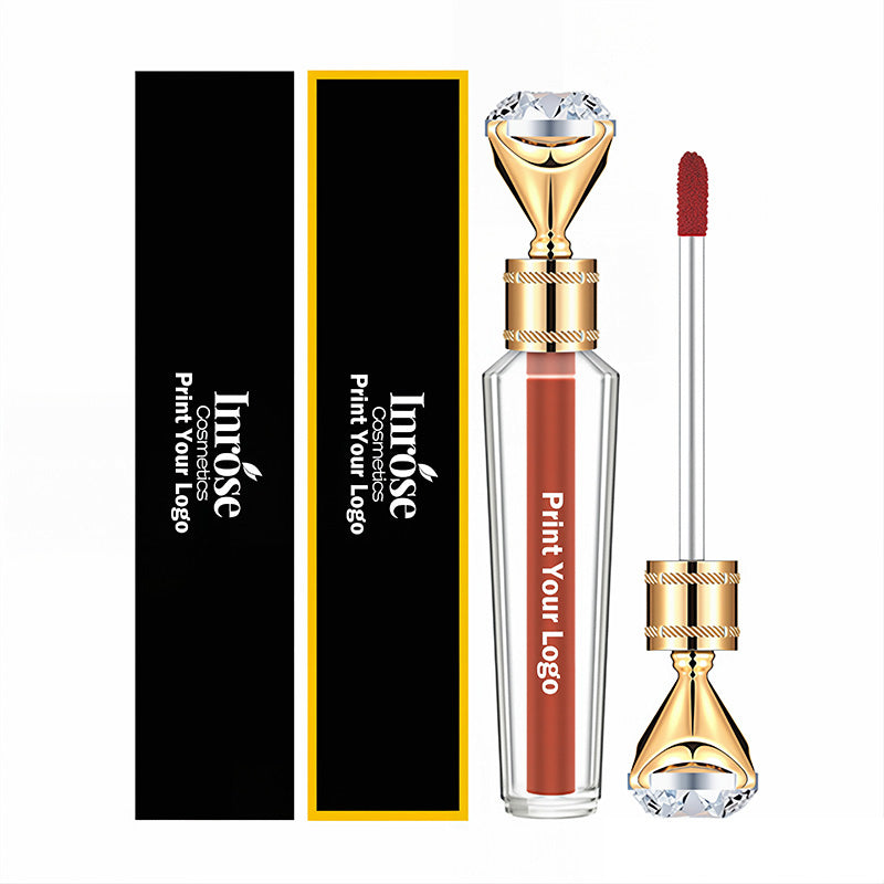 39 Color Lip Gloss Nude Lip Tint High Pigmented Waterproof Long Lasting Gold Tube