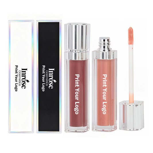 20 Color Nude Lip Gloss Matte Liquid Lipstick Long Lasting Vegan Silver Tube