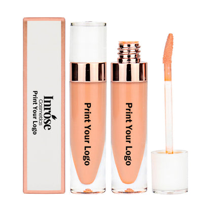 40 Color Nude Lip Gloss High Pigmented Shimmer Lip Glaze Moisturizing