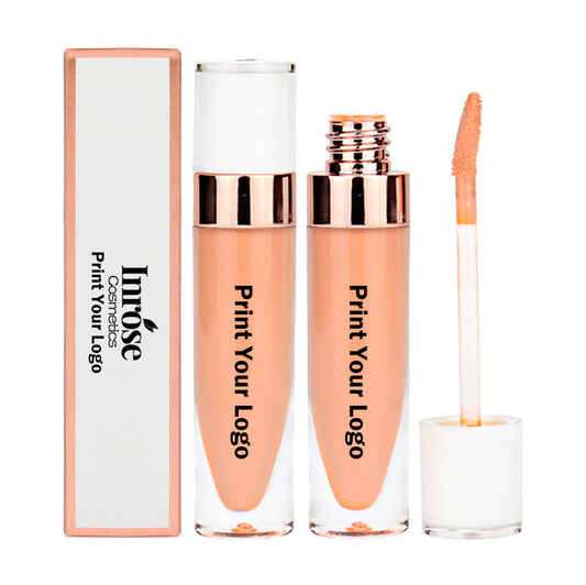 40 Color Nude Lip Gloss High Pigmented Shimmer Lip Glaze Moisturizing