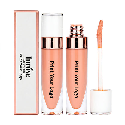 40 Color Nude Lip Gloss High Pigmented Shimmer Lip Glaze Moisturizing
