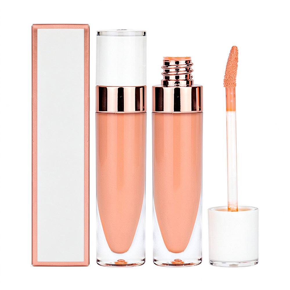 40 Color Nude Lip Gloss High Pigmented Shimmer Lip Glaze Moisturizing