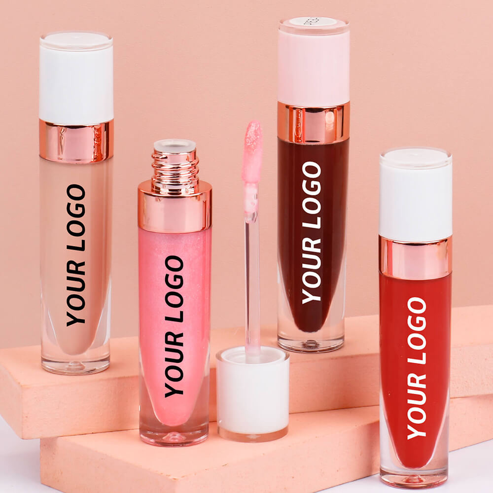 40 Color Nude Lip Gloss High Pigmented Shimmer Lip Glaze Moisturizing
