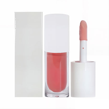 28 Color Nude Lip Gloss Lip Glaze High Pigmented Moisturizing Short Fat Tube