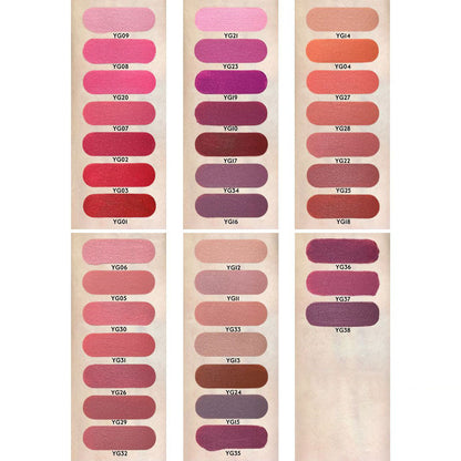 38-color Nude Liquid Lipstick OEM ODM Matte WaterProof Non-Sticky Vegan