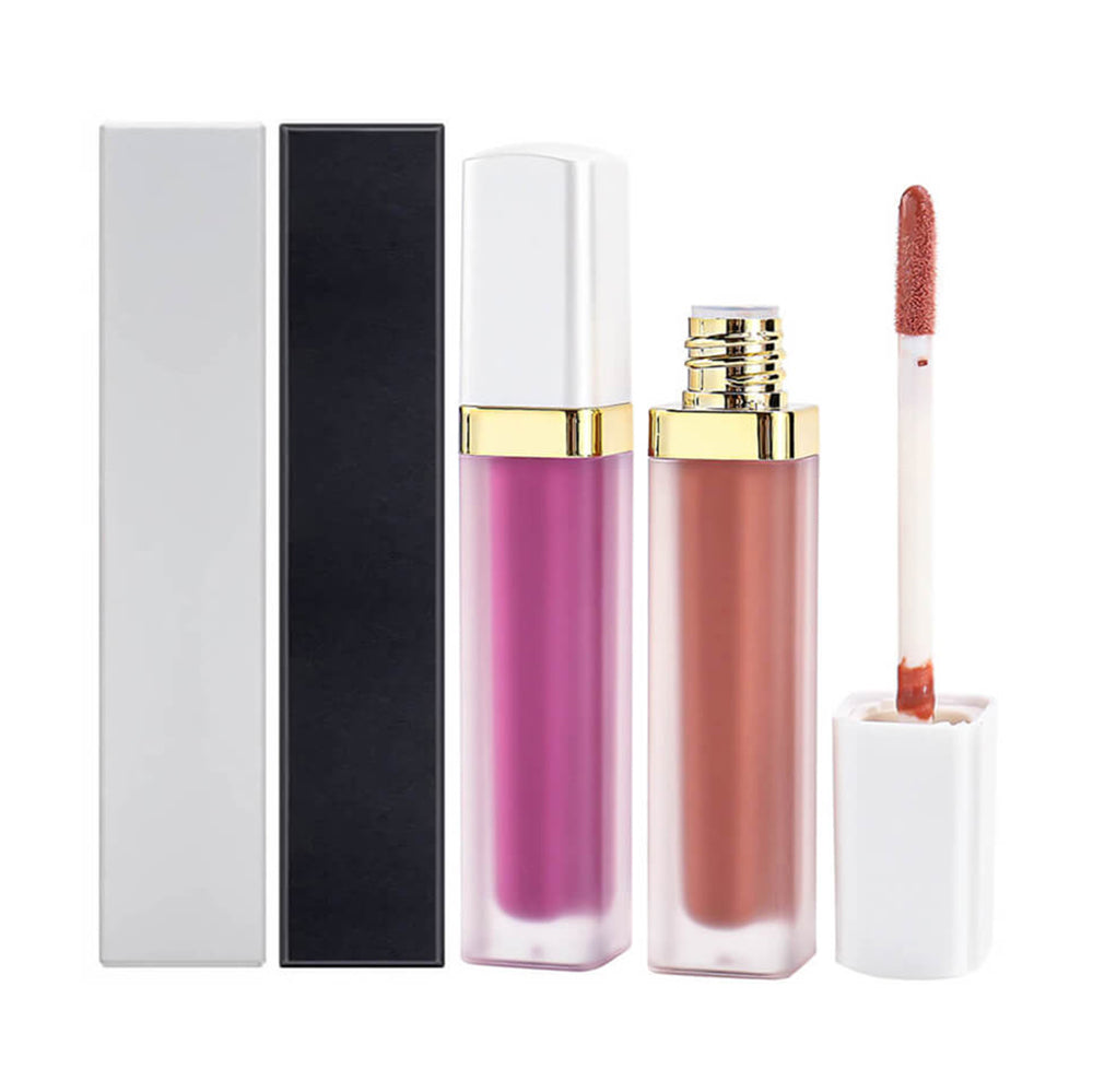 40 color matte liquid lipstick waterproof long lasting white tube