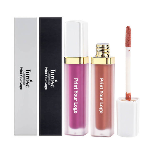 40 color matte liquid lipstick waterproof long lasting white tube