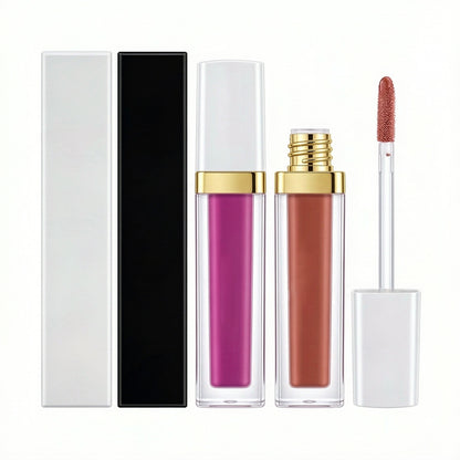40 Color Matte Liquid Lipstick Waterproof Long Lasting White Tube