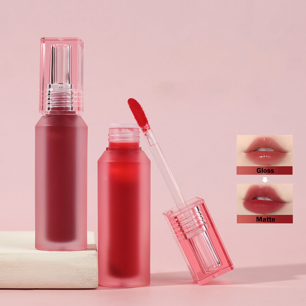 6-Color Lip Gloss Water-Mist Lip Tint Long-Lasting Matte Lipstick Moisturizing