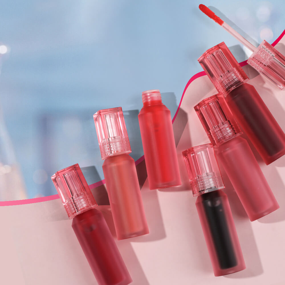 6-Color Lip Gloss Water-Mist Lip Tint Long-Lasting Matte Lipstick Moisturizing