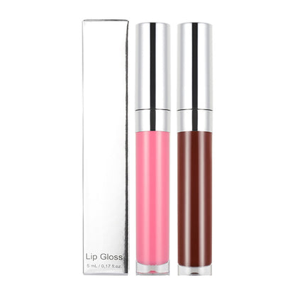 20 Color High Shine Lip Gloss Nude Lip Glaze High Pigmented Plumping Vegan