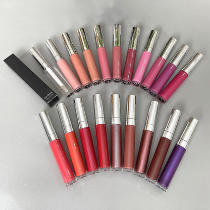 20 Color High Shine Lip Gloss Nude Lip Glaze High Pigmented Plumping Vegan