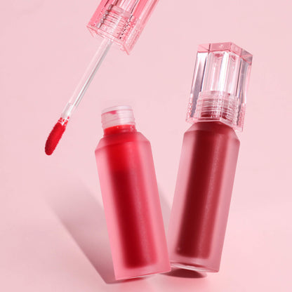 6-Color Lip Gloss Water-Mist Lip Tint Long-Lasting Matte Lipstick Moisturizing