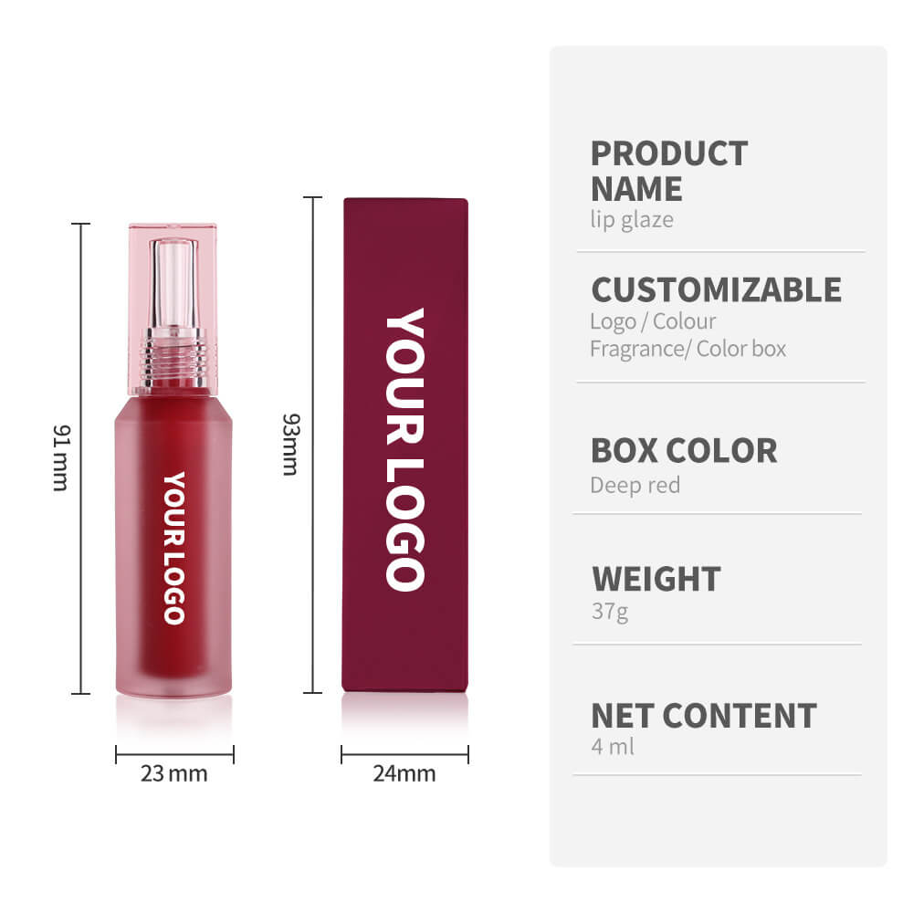 6-Color Lip Gloss Water-Mist Lip Tint Long-Lasting Matte Lipstick Moisturizing