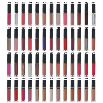 64 color lip gloss nude shimmer high pigmented mirror tube (color 1-32)
