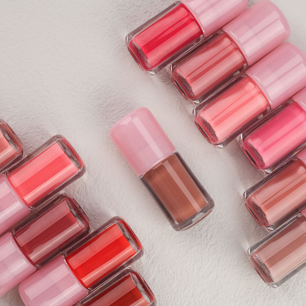 12-Color Nude Lip Gloss Moisturizing Lip Tint High Pigmented Private Label