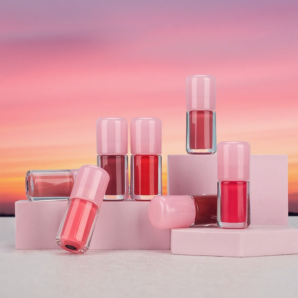 12-Color Nude Lip Gloss Moisturizing Lip Tint High Pigmented Private Label