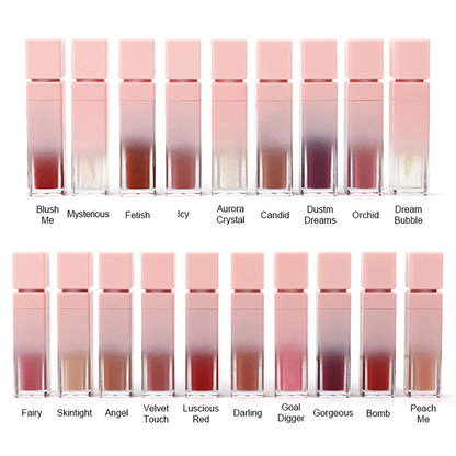 40 Color Nude Lip Gloss Long Lasting High Pigmented Lip Glaze Private Label