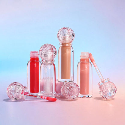 27-Color Berry Brown Lip Gloss Hydrating Lip Glaze High Pigment Non-sticky