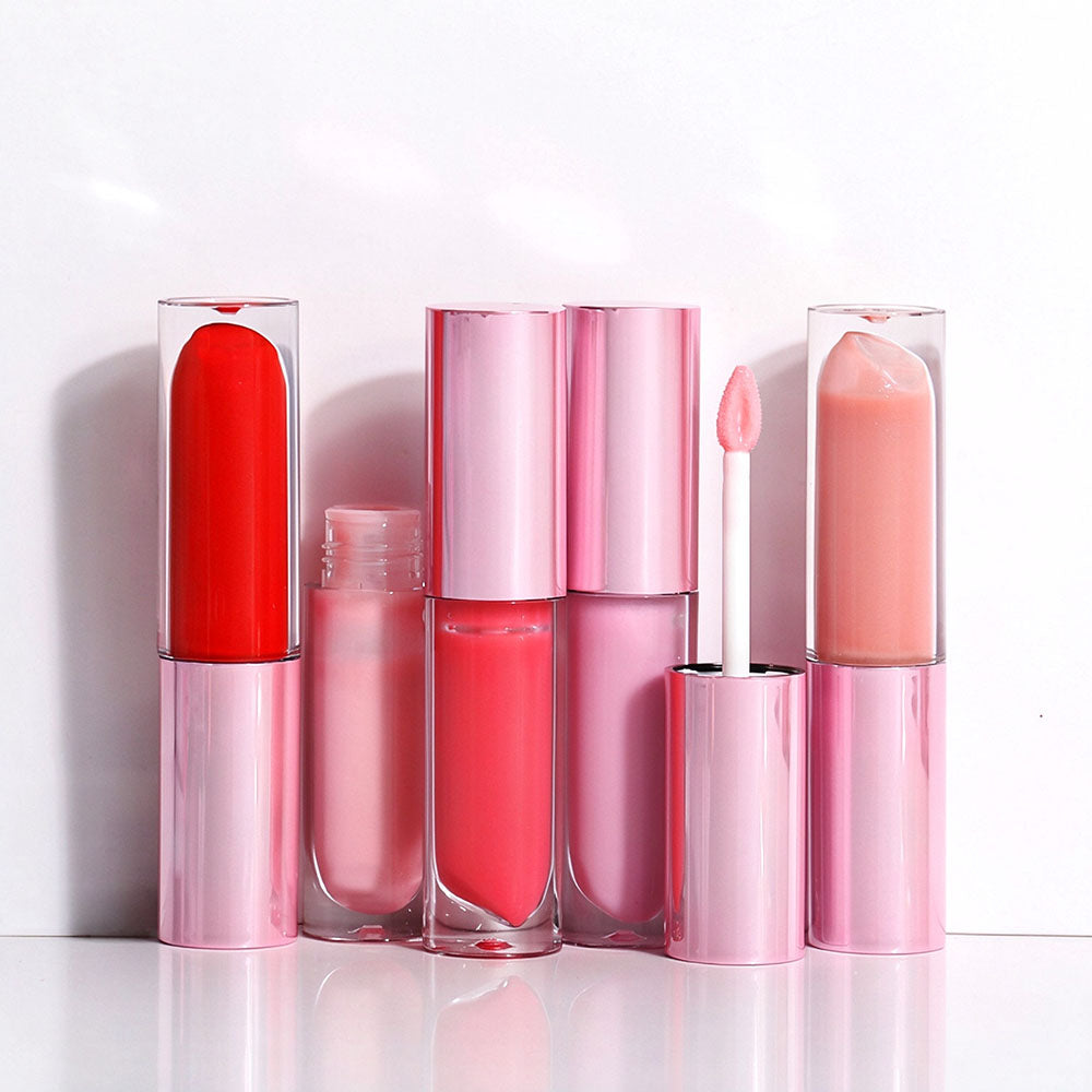 27-Color Maple Brown Lip Gloss Hydrating Lip Glaze High Pigment Low MOQ