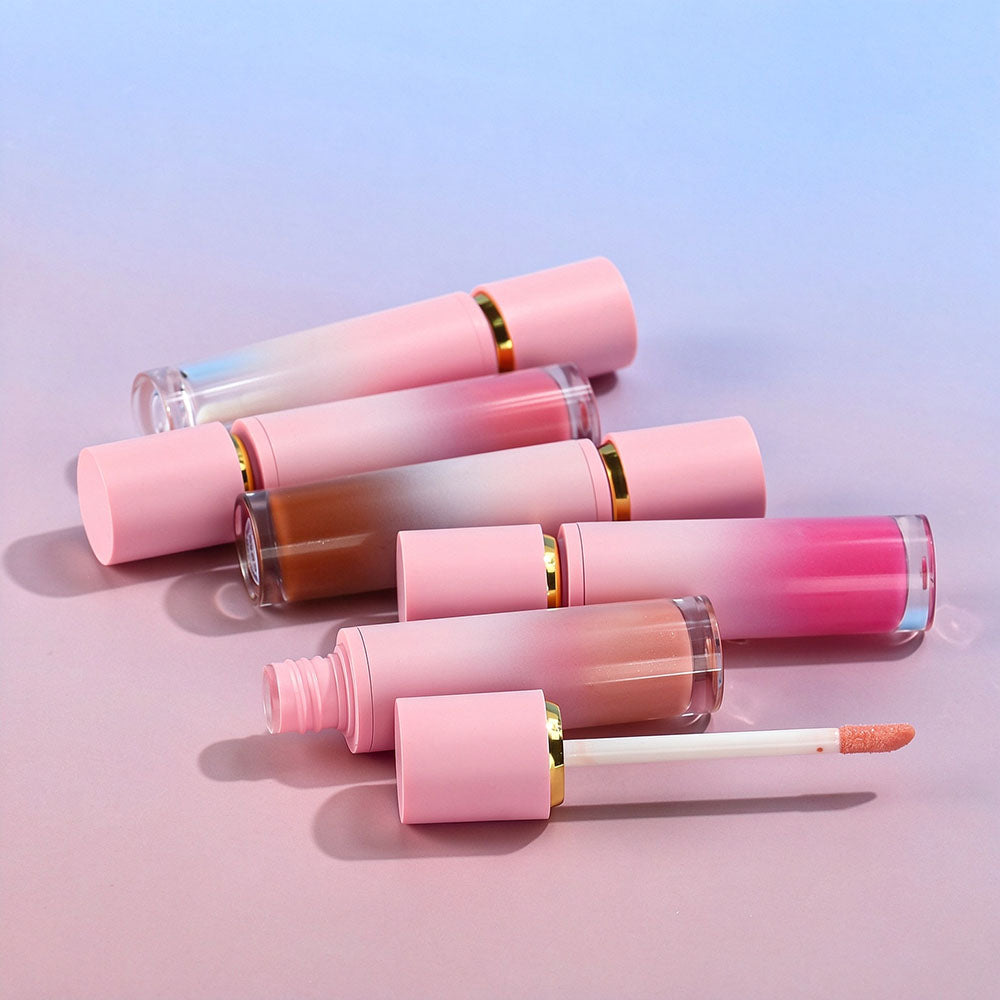 27-Color Nude Lip Gloss Hydrating Lip Glaze High Pigmented Cruelty Free