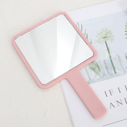 6 color makeup mirror suqare shape portable handheld gift mirrors 9*16cm