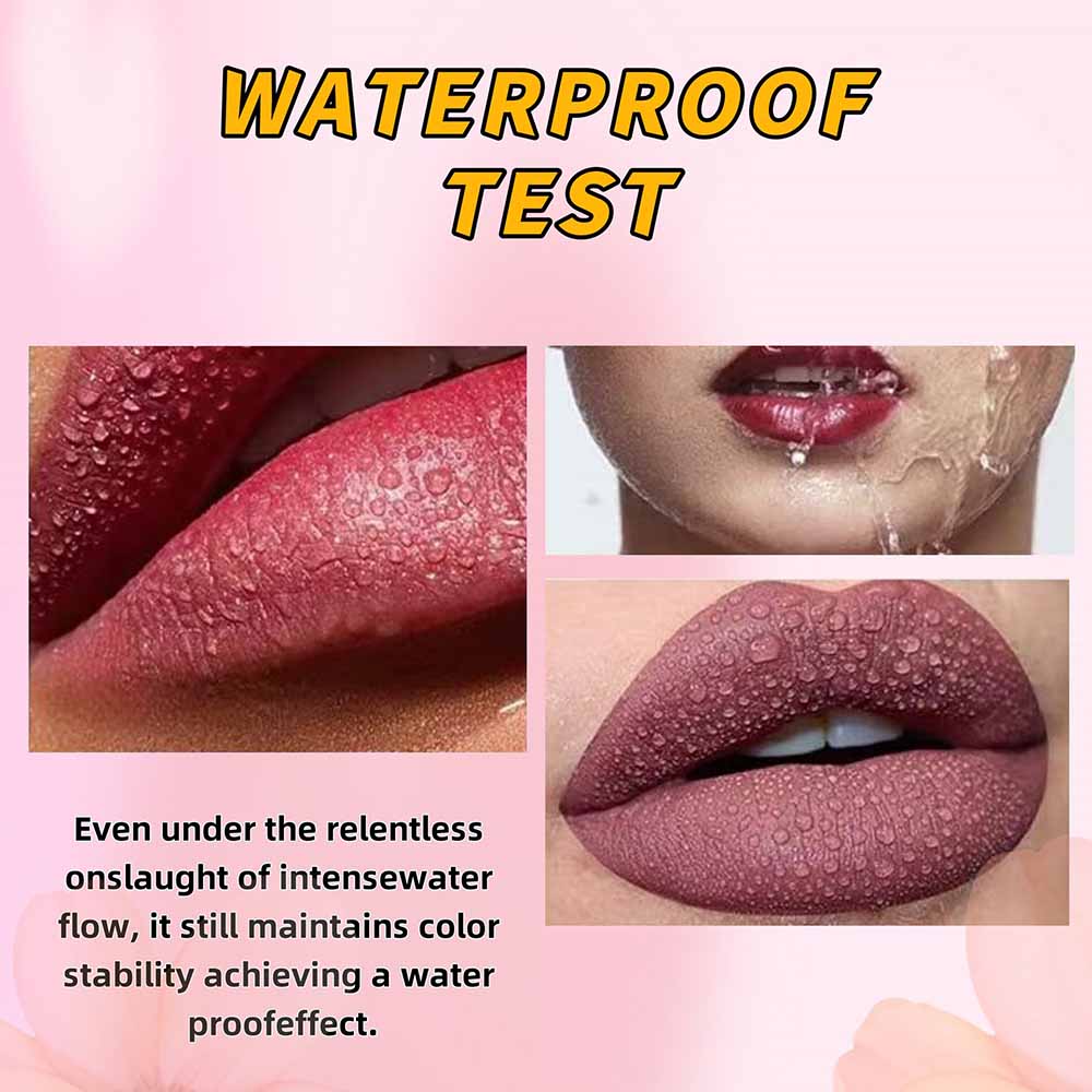 4-color Peel-off Lipstick Waterproof Matte Lip Stain Non-fading Custom Vegan