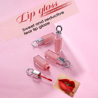 4-color Peel-off Lipstick Waterproof Matte Lip Stain Non-fading Custom Vegan